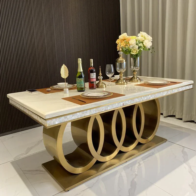 Furniture Leg Set - #Modern luxury rectangular marble dining table