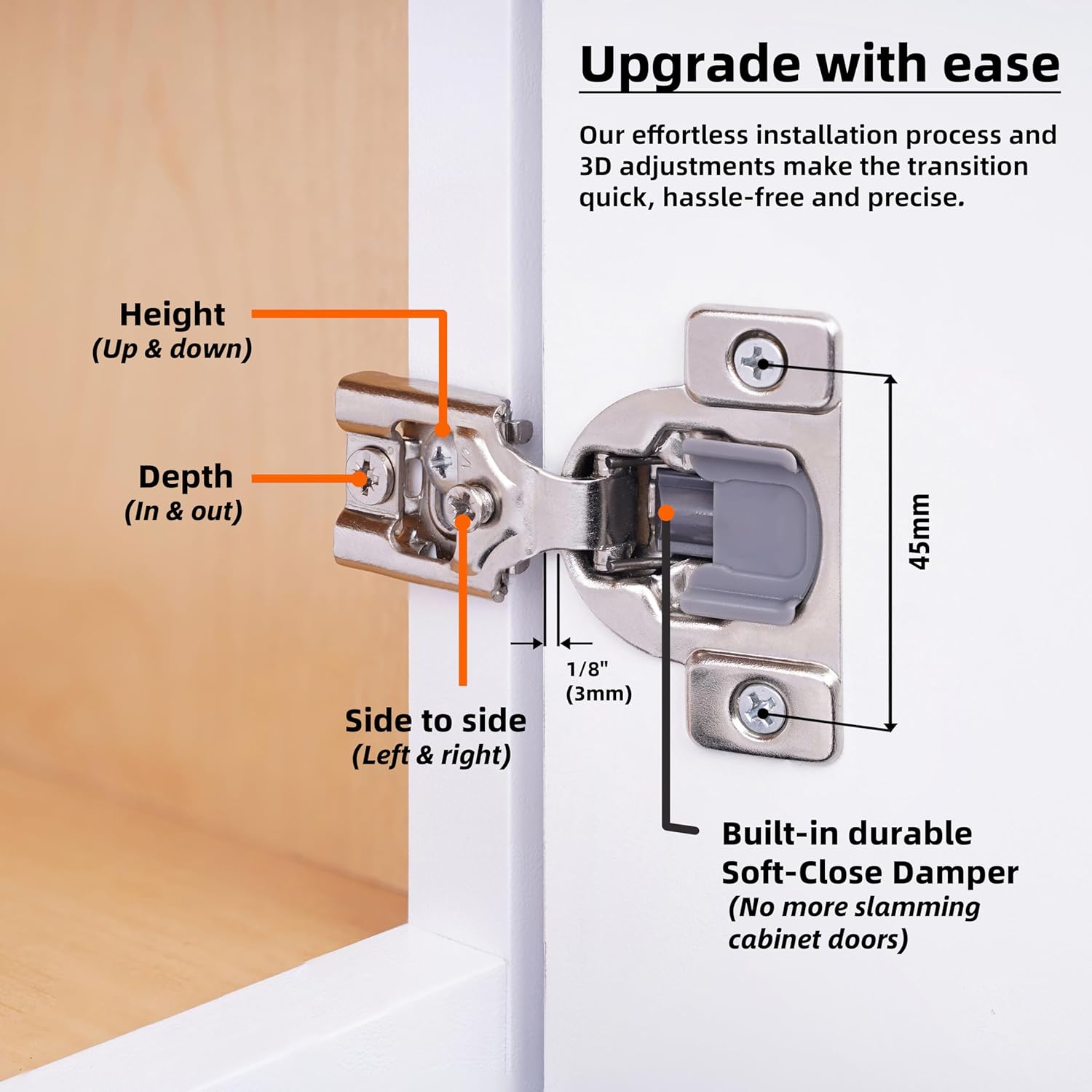 1-2 inch Overlay Soft Close Hi – Soft Close Hinge Bewertung und Preis