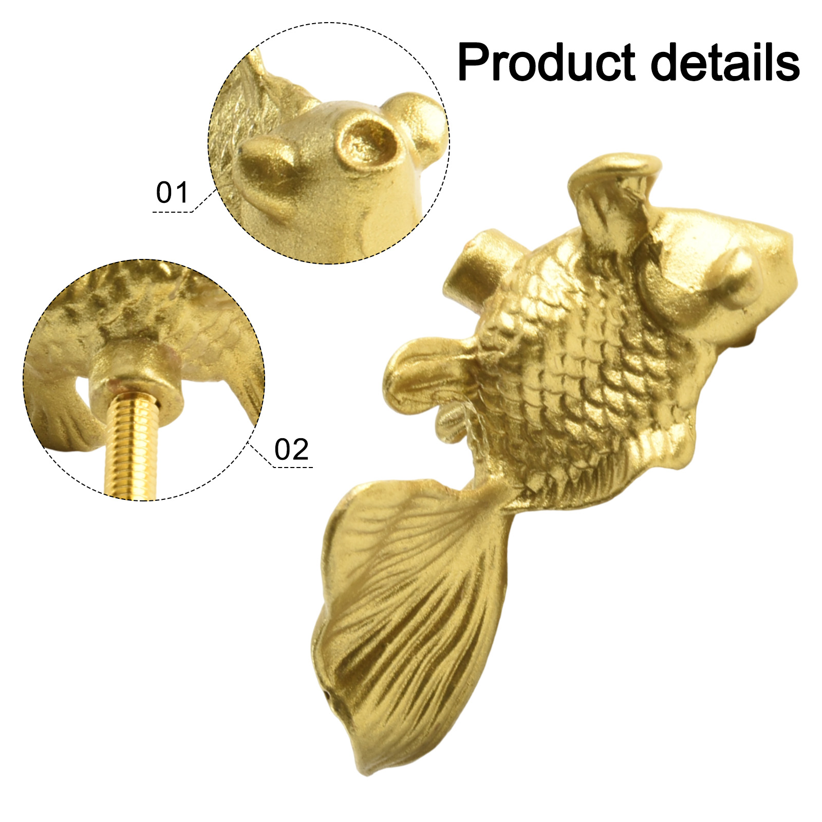 Goldfish Cabinet Handles Brass – Unique Furniture Hardware Pulls Bewertung und Preis