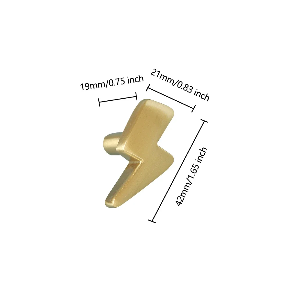 Lightning Design Brass Cabinet – Unique Furniture Hardware Pulls Bewertung und Preis
