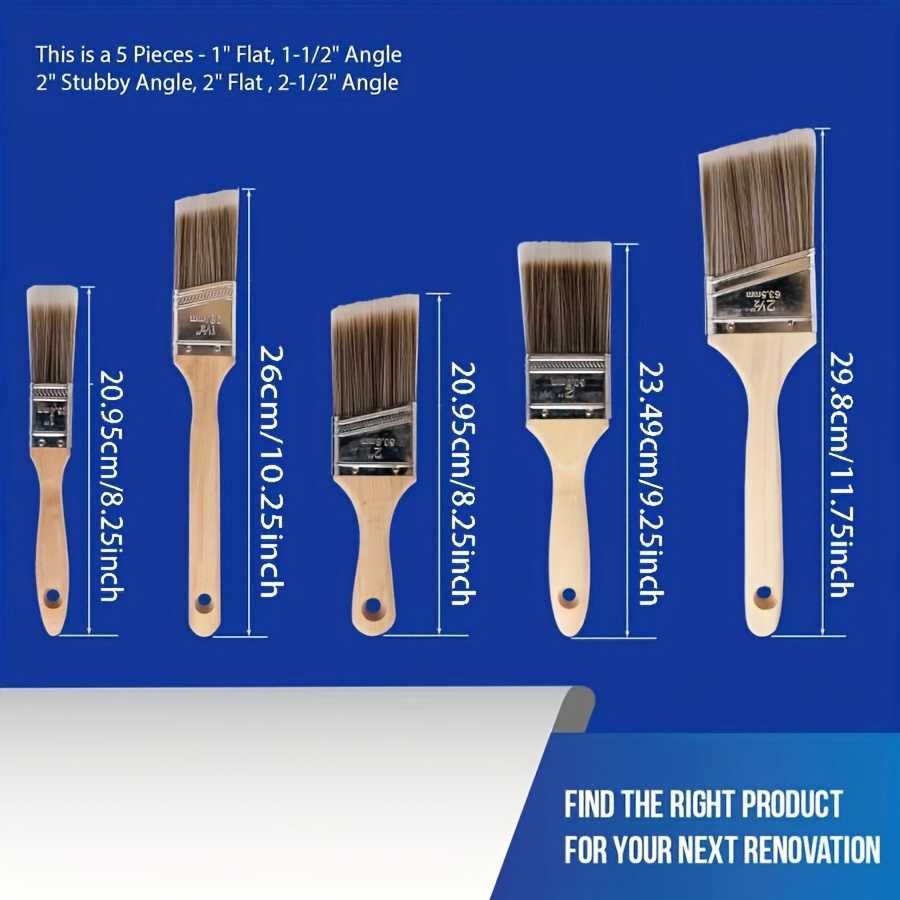 5Pcs High Quality Paint Brush  – Furniture Hardware Design Bewertung und Preis