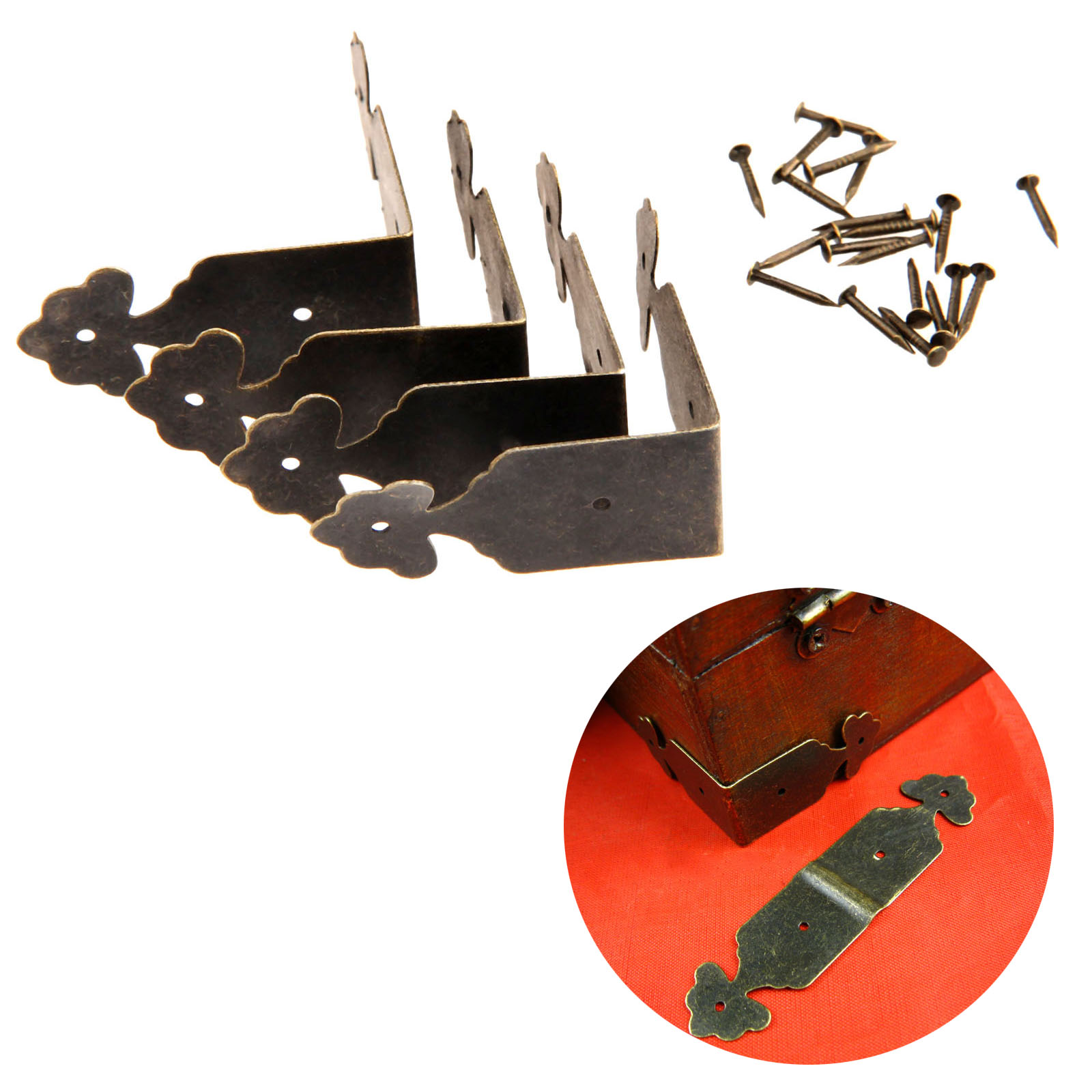 4pcs Decorative Corner Protect – Furniture Hardware Covers Bewertung und Preis