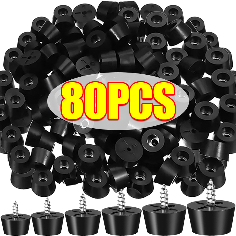 80/8pcs Rubber Pads Floor Prot – Furniture Hardware Covers Bewertung und Preis