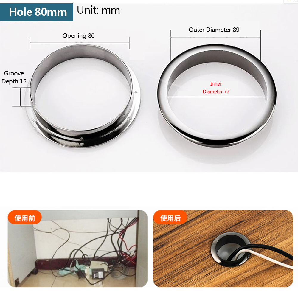 Wire Hole Cover Computer Table – Furniture Hardware Covers Bewertung und Preis