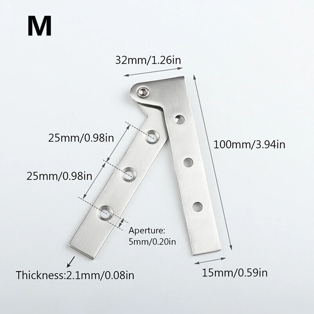 1Pcs Stainless Steel Door Hing – Furniture Rotating Hardware Bewertung und Preis