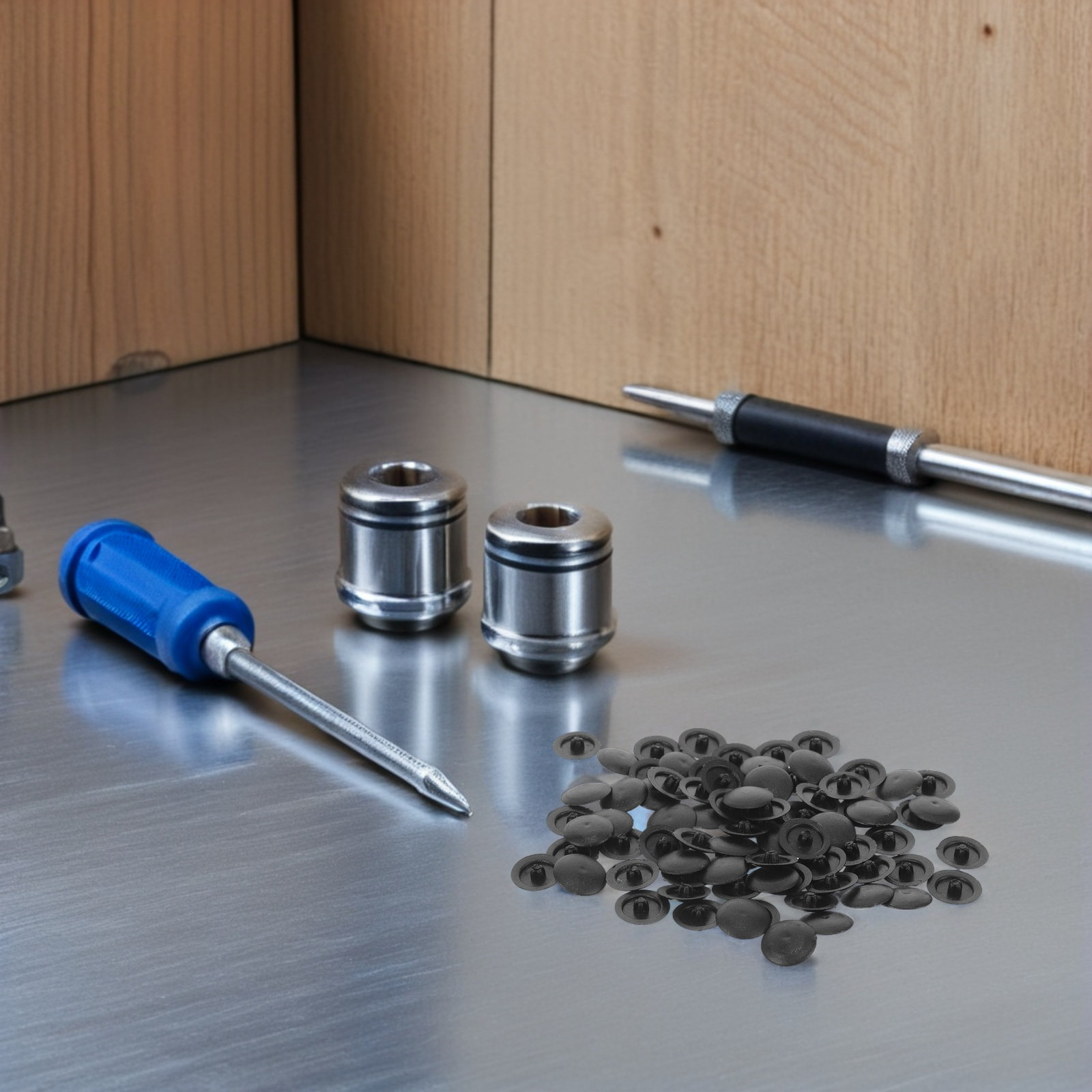 500Pcs Waterproof Black Plasti – Furniture Hardware Covers Bewertung und Preis