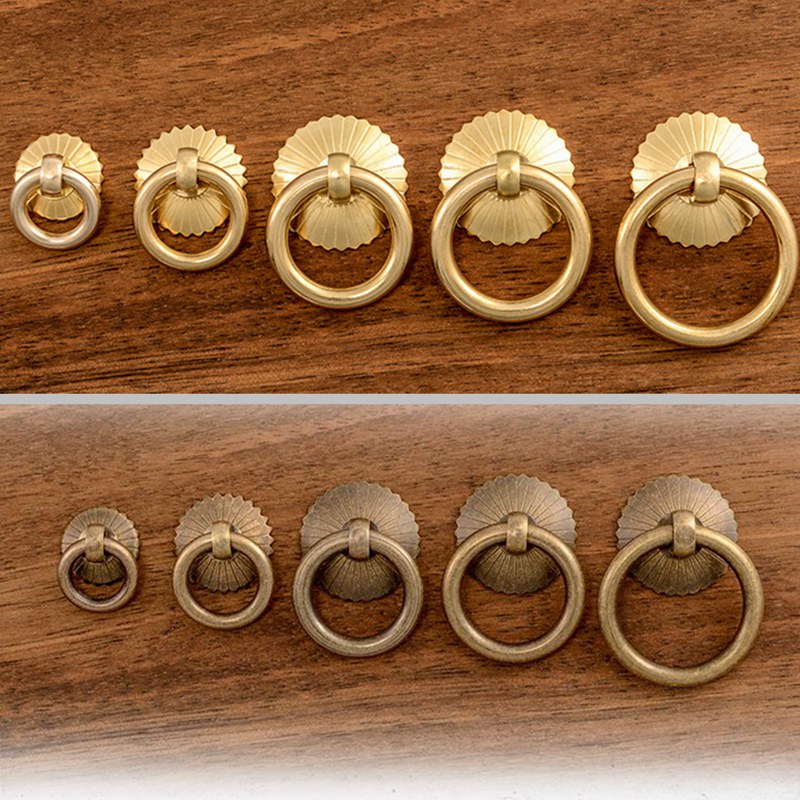Vintage Brass Cabinet Ring Kno – Furniture Hardware Design Bewertung und Preis
