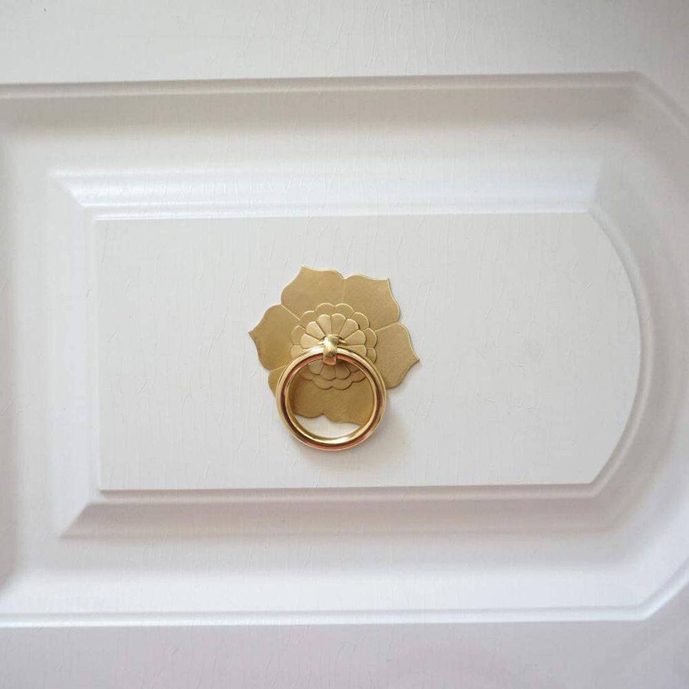 Floral Brass Cabinet Door Knob – Unique Furniture Hardware Pulls Bewertung und Preis