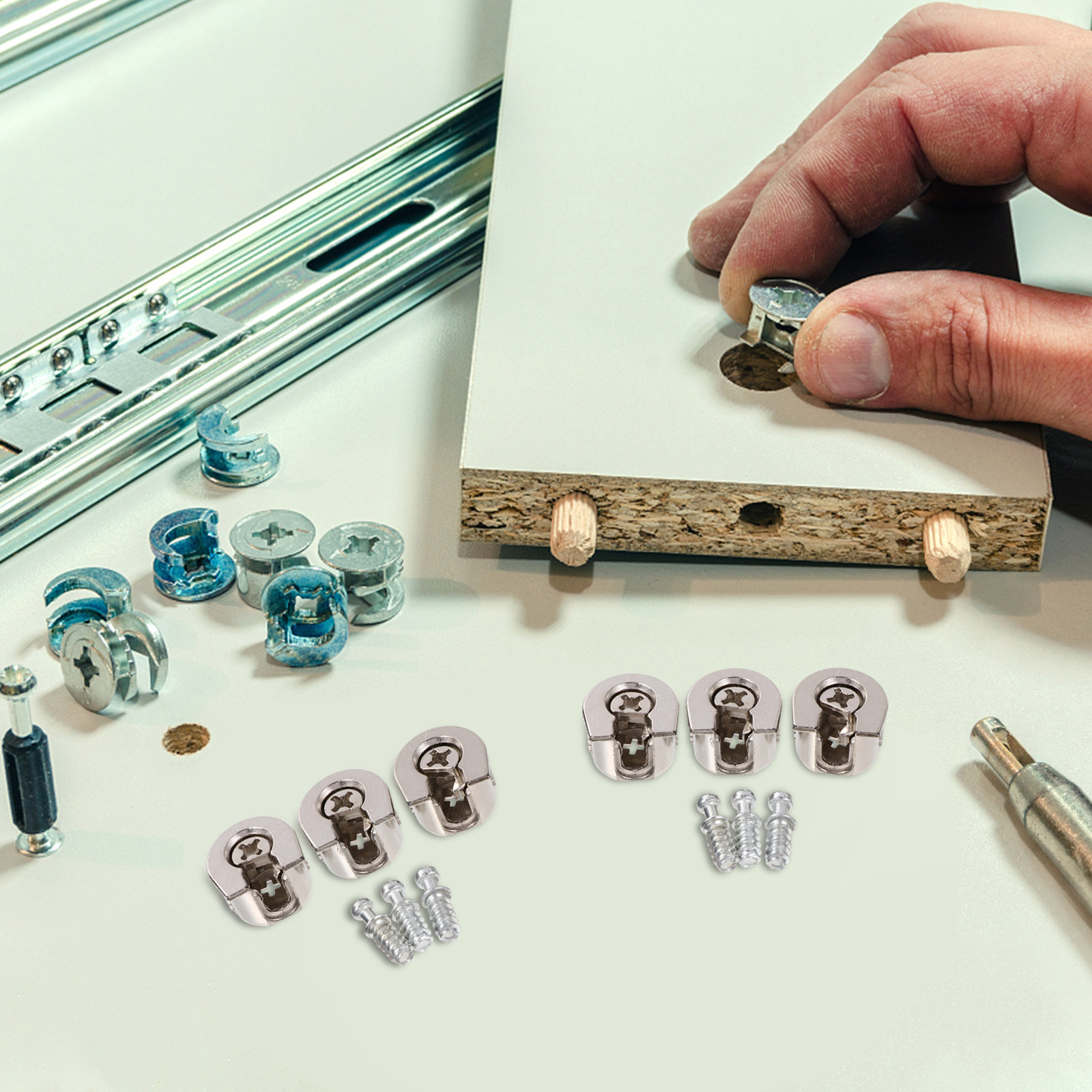 10Pcs Eccentric Furniture Conn – Furniture Joining Hardware Bewertung und Preis
