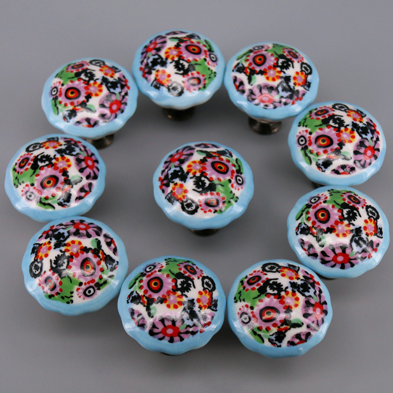 10PCS Colored Ceramic Knobs Un – Unique Furniture Hardware Pulls Bewertung und Preis