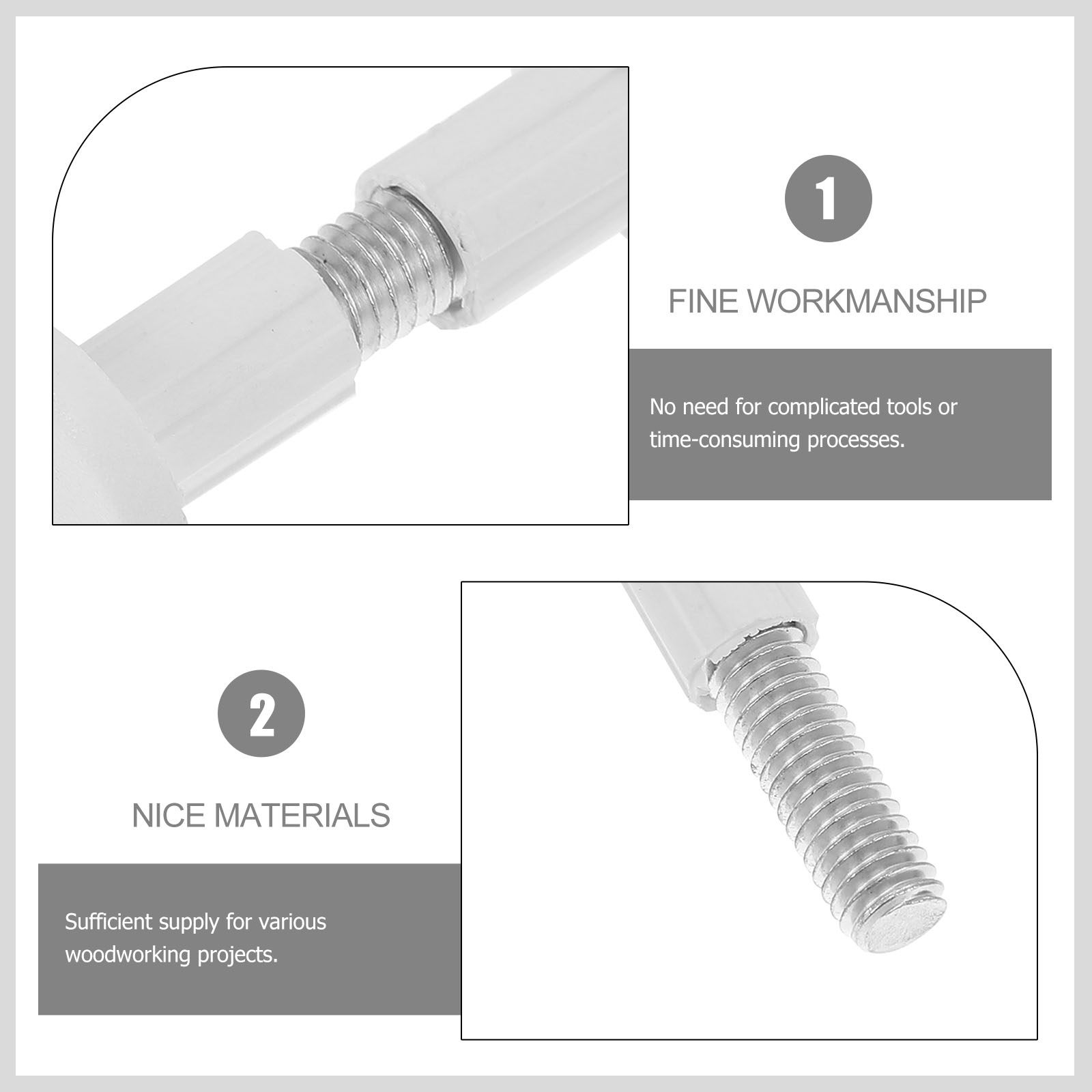 50Pcs Furniture Board Fastener – Furniture Joining Hardware Bewertung und Preis