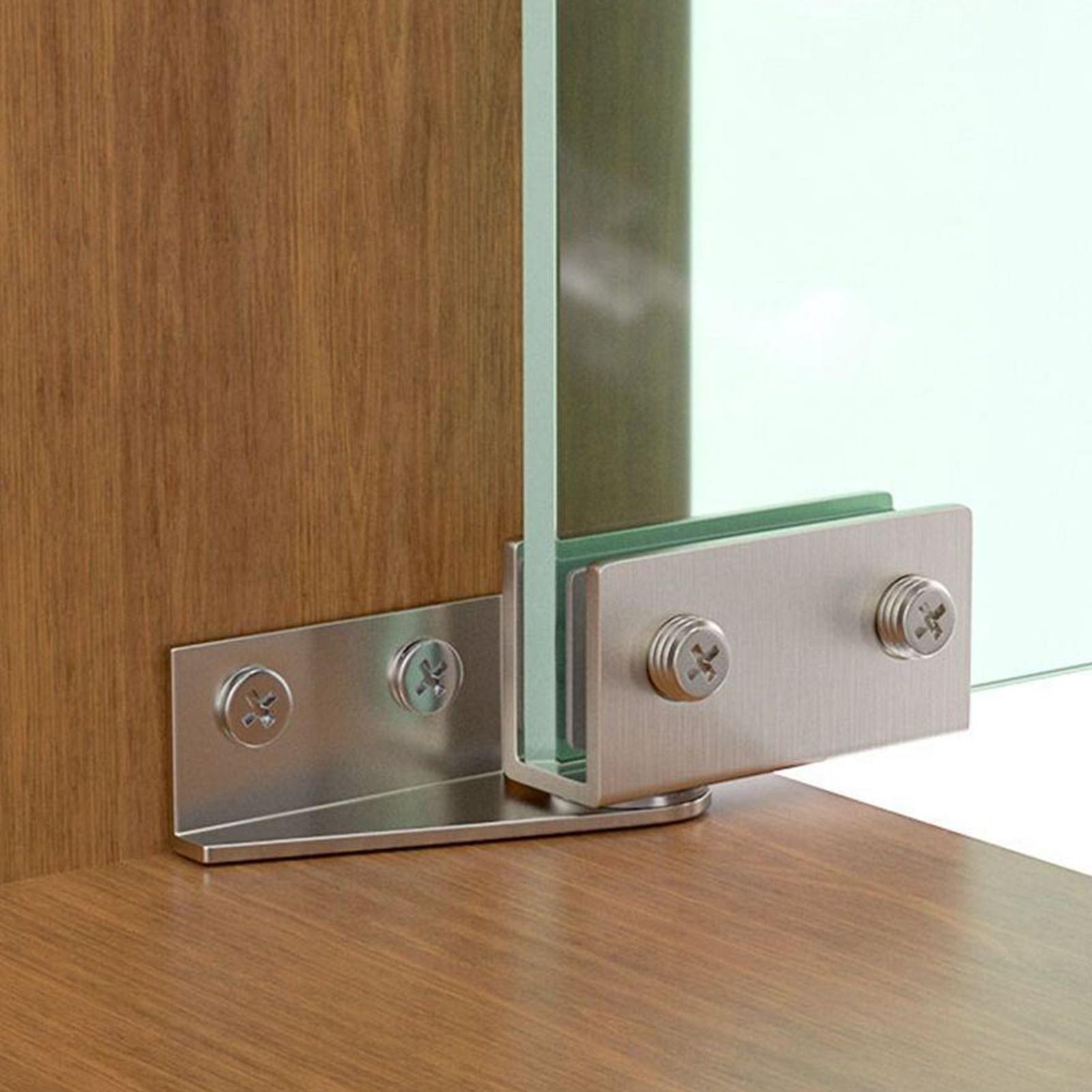 2pcs Non-Perforated Glass Door – Furniture Rotating Hardware Bewertung und Preis