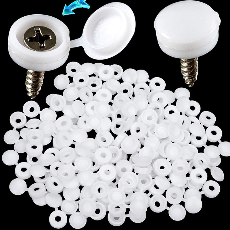 White Hinged Plastic Screw Cap – Furniture Hardware Covers Bewertung und Preis
