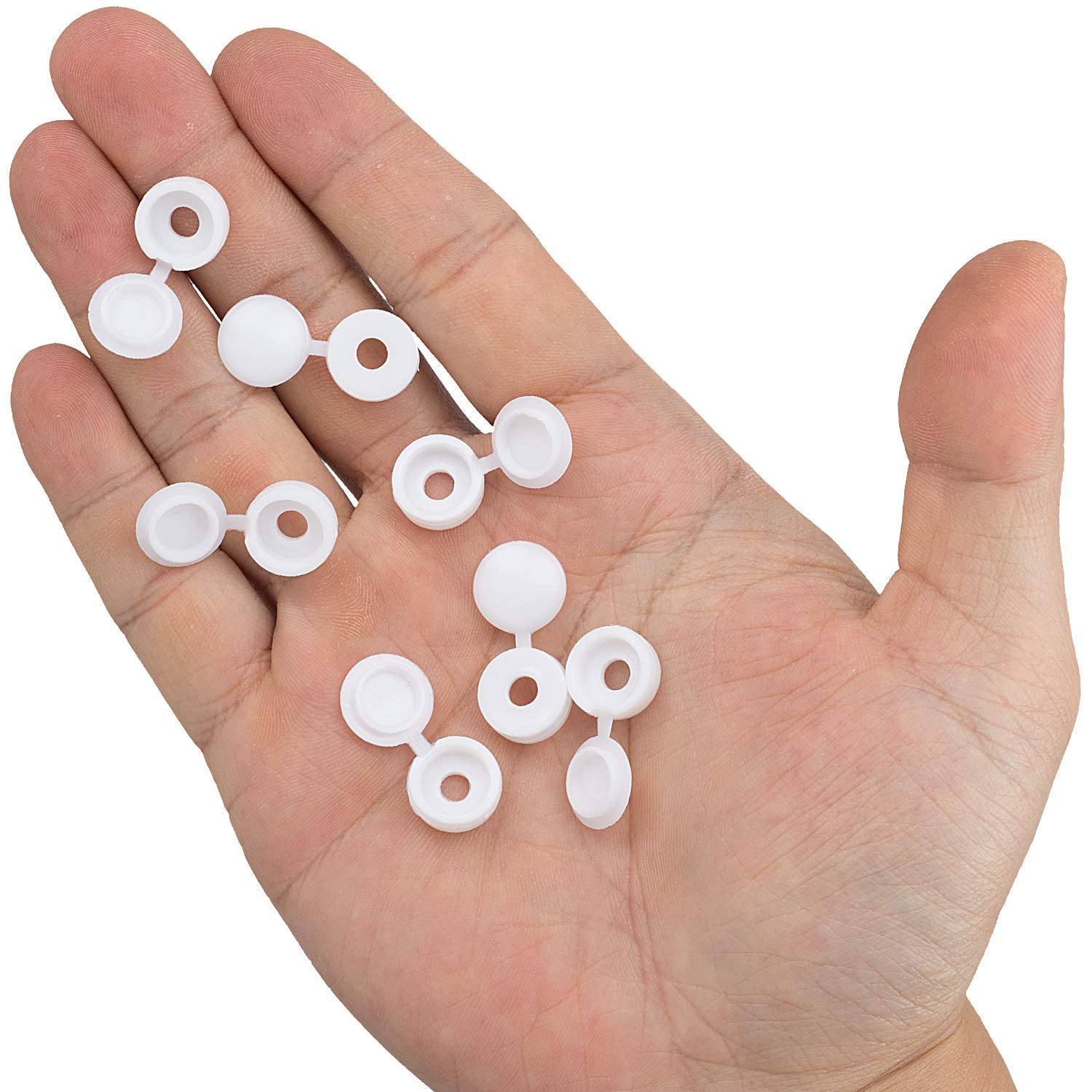 White Hinged Plastic Screw Cap – Furniture Hardware Covers Bewertung und Preis