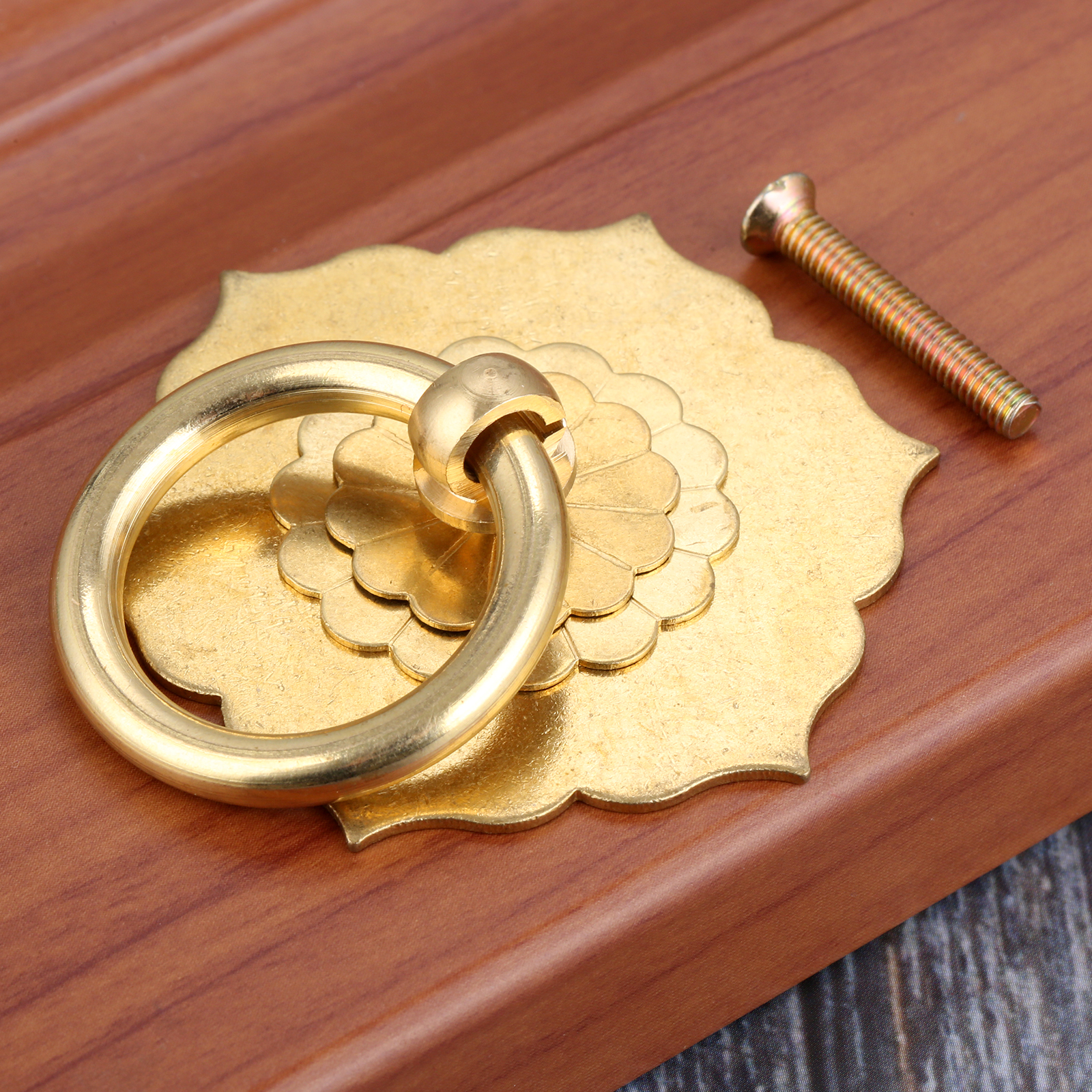 1PC 62*60mm Brass Unique Flowe – Unique Furniture Hardware Pulls Bewertung und Preis