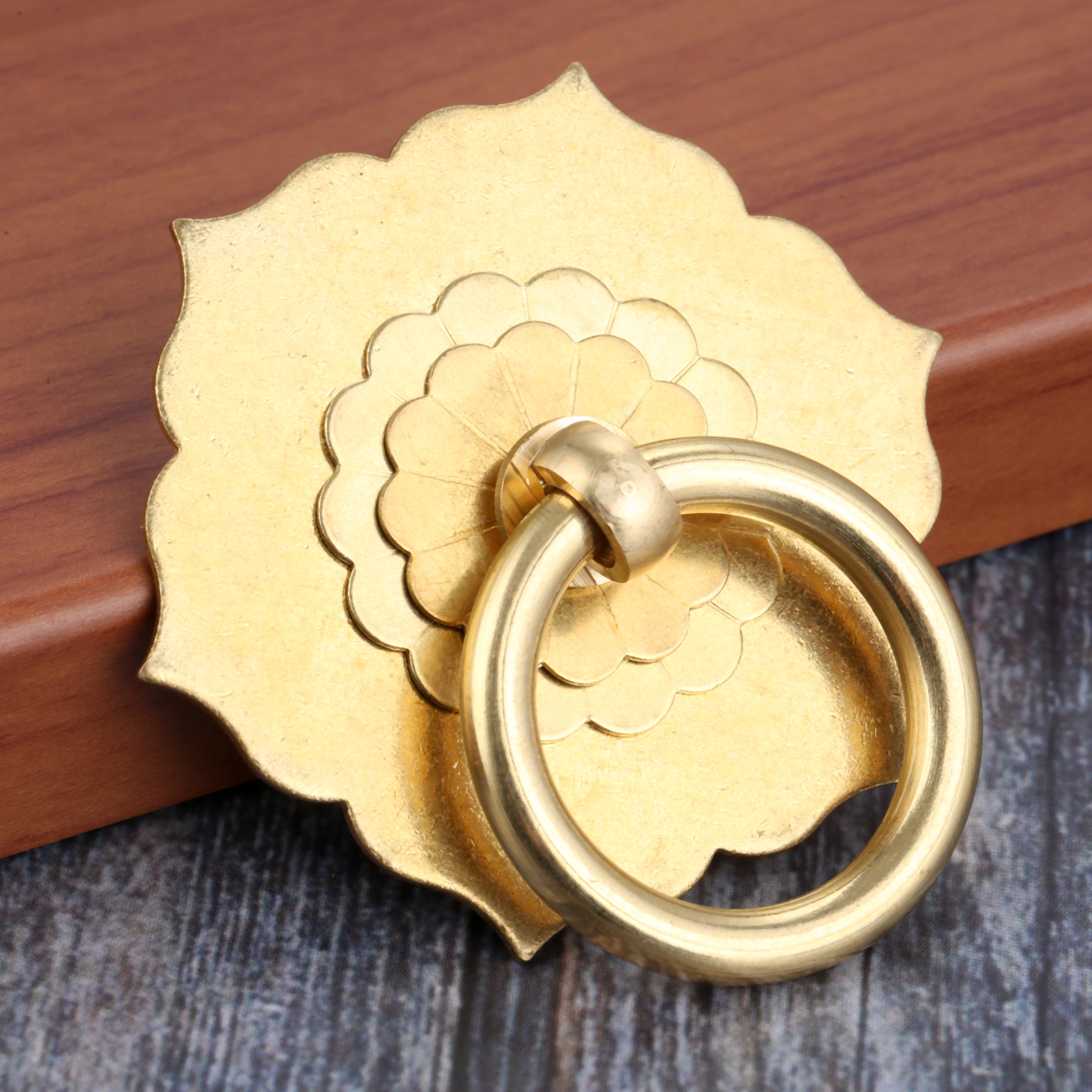 1PC 62*60mm Brass Unique Flowe – Unique Furniture Hardware Pulls Bewertung und Preis