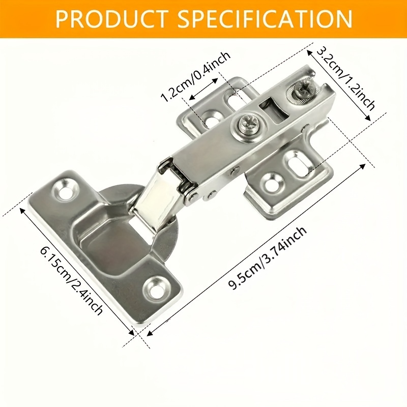 1/10Pcs Hinges Stainless Steel – Soft Close Hinge Bewertung und Preis