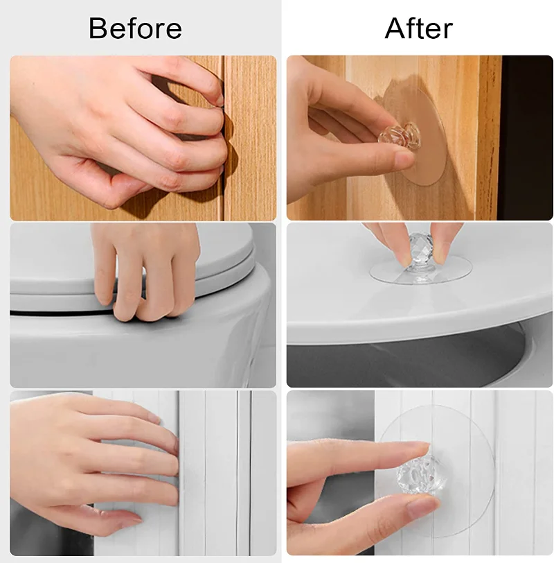 2/10Pcs Punch-free Drawer Knob – Furniture Hardware Design Bewertung und Preis