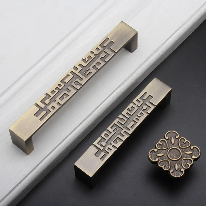 2 pcs Chinese Style Drawer Dra – Unique Furniture Hardware Pulls Bewertung und Preis