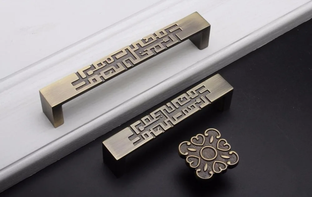 2 pcs Chinese Style Drawer Dra – Unique Furniture Hardware Pulls Bewertung und Preis