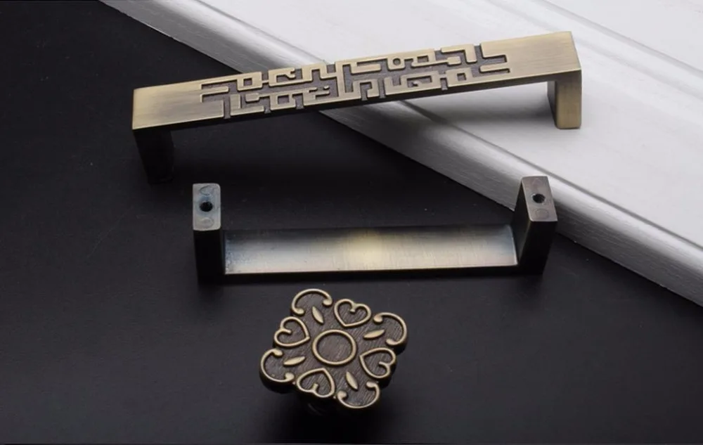 2 pcs Chinese Style Drawer Dra – Unique Furniture Hardware Pulls Bewertung und Preis