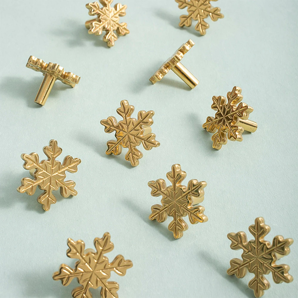 Snowflake Brass Cabinet Door K – Unique Furniture Hardware Pulls Bewertung und Preis