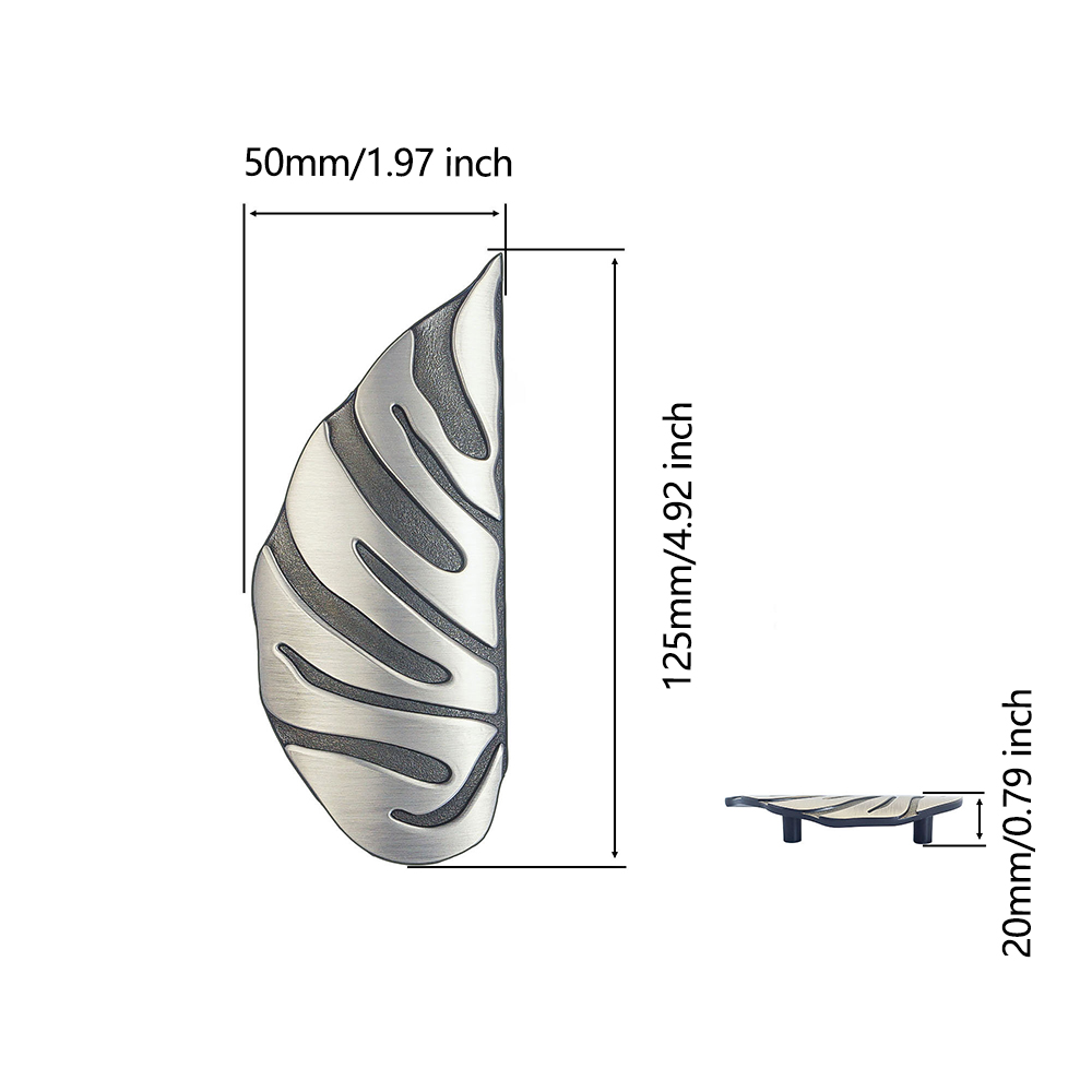 Zinc Alloy Monstera Leaf Cabin – Unique Furniture Hardware Pulls Bewertung und Preis