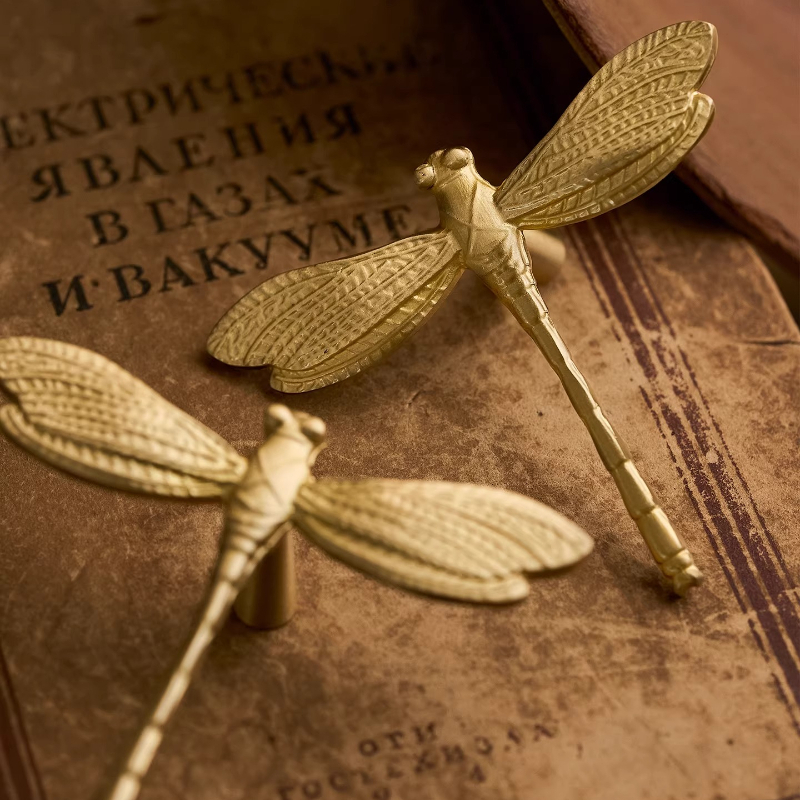 French Dragonfly Brass Cabinet – Unique Furniture Hardware Pulls Bewertung und Preis
